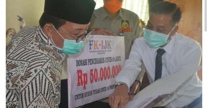 Pemprov Jambi Terima Bantuan Penanganan Covid-19 (Corona) Dari FK IJK