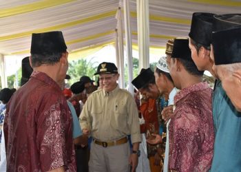 Bupati Sarolangun Hadiri Kegiatan Tasyakur Masyarakat berlokasi di Pauh Wilayah Timur