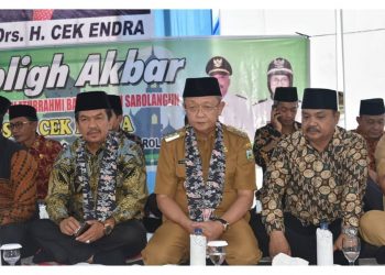 Kunjungan Kerja Ke Kecamatan Limun, Bupati Sarolangun Resmikan Masjid Nurul Jami Dusun Rantau Alai