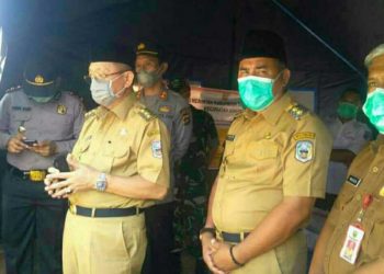Cek Endra Lakukan Evaluasi Pos Covid-19 di Perbatasan Sarolangun