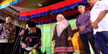 Bupati Muarojambi Hadiri Pelantikan Pengurus Wisnu Murti di Desa Tangkit