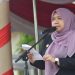 Bupati Masnah Jadi Inspektur Upacara HAB Kemenag Muarojambi