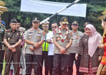 Bupati Muarojambi Sambut Kapolda Jambi di Rumah Dinas