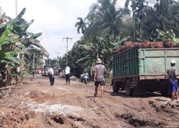 Camat dan Dinas Perhubungan Atur Lalu Lintas di Jalan Siau Dalam