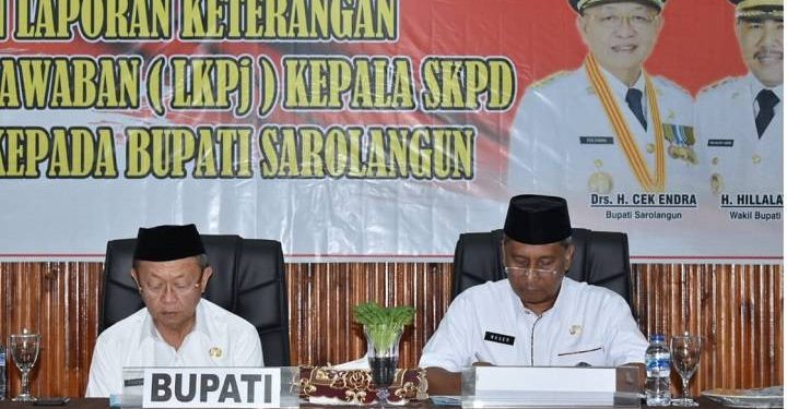 Pemerintah Kab. Sarolangun Menggelar Paparan LKPJ Kepala SKPD Tahun 2019