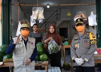 Fachrori Tinjau Ketersediaan Pangan di Pasar Angso Duo