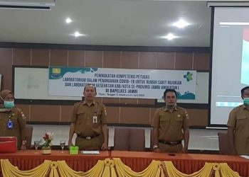 Pemprov Jambi Gelar Peningkatan Kompetensi Petugas Laboratorium Dalam Penanganan Covid-19