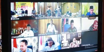 Gubernur Jambi : Fachrori Gelar Rapat Online Bersama Bupati / Walikota se Provinsi Jambi