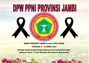 DPW PPNI Jambi Akan Kenakan Pita Hitam Ter Tanggal 11-16 April