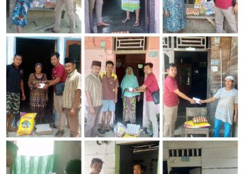 Setelah ke Pondok Pesantren, Daud Cs Salurkan Bantuan ke Panti Jompo