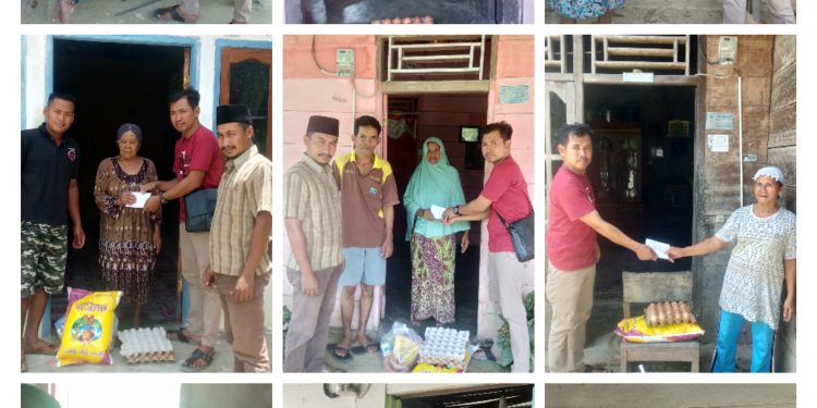 Setelah ke Pondok Pesantren, Daud Cs Salurkan Bantuan ke Panti Jompo