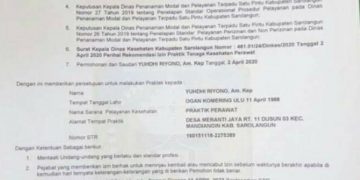 Yudhi Riyono Resmi Miliki Izin Praktik Perawat Mandiri