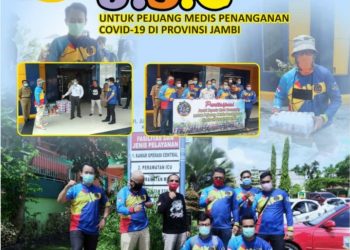 Partisipasai Comunitas Jambi Sepeda Lipat Untuk Pejuang Medis Penanganan Covid-19