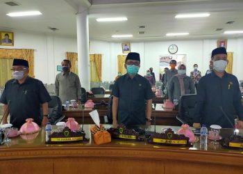Ketua DPRD Batanghari Pimpinan Rapat Paripurna Melalui Teleconference