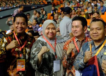 Bupati Masnah Hadiri Rakornas Penanggulangan Bencana yang Dibuka Presiden Jokowi