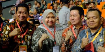 Bupati Masnah Hadiri Rakornas Penanggulangan Bencana yang Dibuka Presiden Jokowi