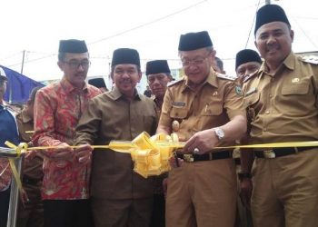 Bupati Cek Endra Resmikan Pasar Modern Kecamatan Singkut