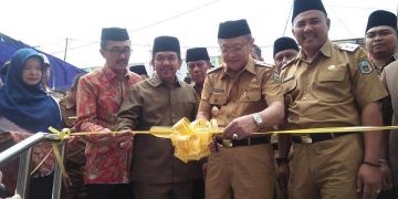 Bupati Cek Endra Resmikan Pasar Modern Kecamatan Singkut