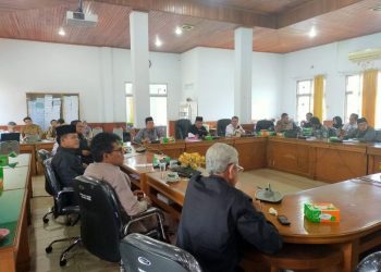 Tanggap Corona, DPRD, Dinkes dan Pihak RSUD Rapat Bersama