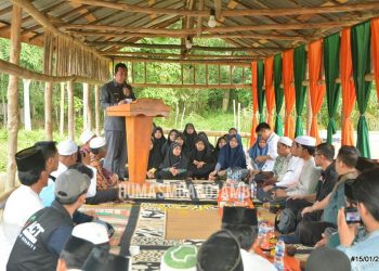 Wabub Muarojambi dan ACT Bagikan Bantuan Beras ke Ponpes Muttaqin