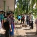Kapolsek Geragai dan Kades Langan Tengah, Cek Kesehatan Santri