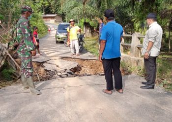 Jembatan Putus, Dinas PUPR Sarolangun : Dalam Waktu Dekat Kita Akan Turun
