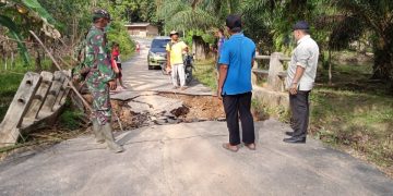 Jembatan Putus, Dinas PUPR Sarolangun : Dalam Waktu Dekat Kita Akan Turun