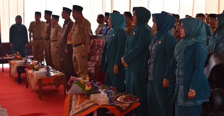 Wakil Bupati Sarolangun Hadiri Sertijab Camat Dan Pelantikan Ketua PKK Kec. Pelawan