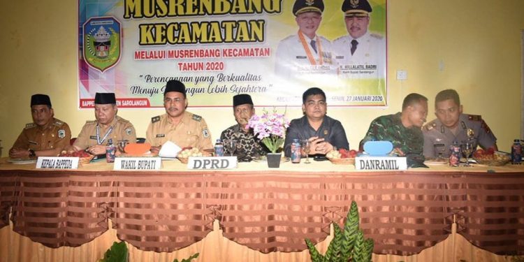 Wakil Bupati Sarolangun Hadiri Musrenbang Kec. Bathin VIII