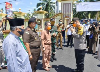 Bupati Sambut Kunker Kapolda Jambi Ke Batang Hari