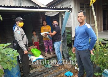 Kades Merbau : Penerima Bantuan 143 Paket JPS Berdasarkan Musdessus