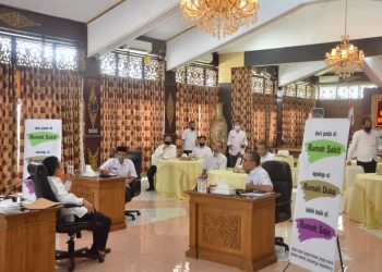 Kemensos RI gelar Teleconference dengan Bupati Batang Hari