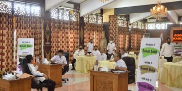Kemensos RI gelar Teleconference dengan Bupati Batang Hari