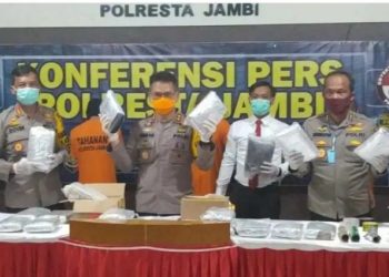 Napi Lapas Jambi Kendalikan 25,8 Kg Ganja Kembali Di Tetapkan Tersangka