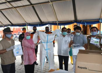 Pemkab Batang Hari Terima Bantuan APD dari PT. Sinar Mas Grup