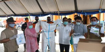Pemkab Batang Hari Terima Bantuan APD dari PT. Sinar Mas Grup
