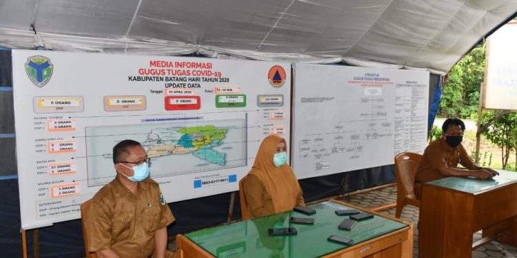 Tim Gugus, Tugas Kabupaten Batang Hari kembali Konferensi Pers dengan Awak Media