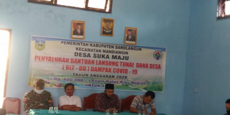 Pjs Desa Suka Maju Salurkan BLT Tahap 2