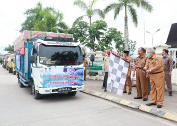 Bupati Safrial Distribusikan Sembako Gratis untuk Lebih dari 20rb KK Tanjung Jabung Barat