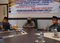 Bupati Safrial Ikut Kegiatan Halal Bil Halal Secara Video Conference