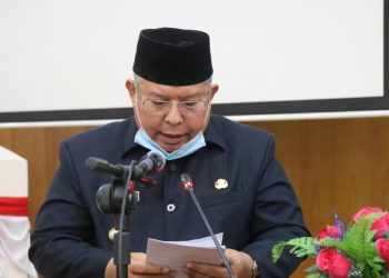 Bupati Safrial Beserta Wakil Hadiri Rapat Paripurna ke IV Pembahasan LKPJ Tahun 2019