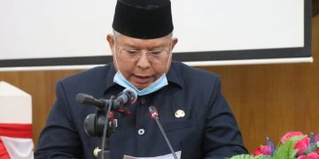 Bupati Safrial Beserta Wakil Hadiri Rapat Paripurna ke IV Pembahasan LKPJ Tahun 2019