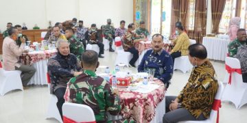 Bupati Safrial Dan Wakilnya Sambut Kunker Kasdam II/Sriwijaya