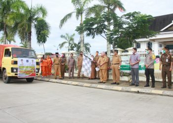 Bupati Safrial Launching Sembako Bersubsidi untuk 13 Kecamatan