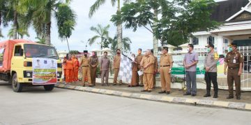 Bupati Safrial Launching Sembako Bersubsidi untuk 13 Kecamatan