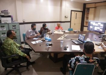 Wakil Bupati Tanjab Barat ikut Rakor Persiapan Pilkada 2020 secara Vidcon