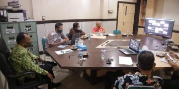 Wakil Bupati Tanjab Barat ikut Rakor Persiapan Pilkada 2020 secara Vidcon