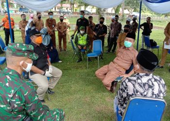 Bupati Syahirsah Sambut Kunjungan Kerja LO Satgas Covid-19 BNPB Pusat