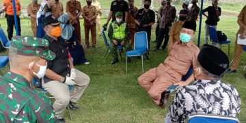Bupati Syahirsah Sambut Kunjungan Kerja LO Satgas Covid-19 BNPB Pusat