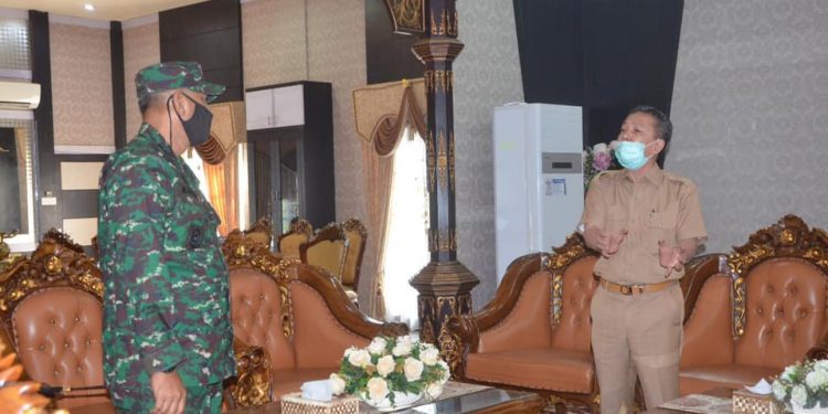 Bupati Syahirsah Sambut Kunker Danrem 042/Gapu Jambi